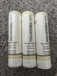 Paul Mitchell The Detangker Acondicionador Super Rico Tamaño de Viaje Lote de 3 - Imagen 1 de 3