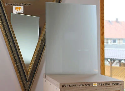 SPIEGEL-SHOP GLASPLATTE GLAS SATINATO 10MM GLASSCHEIBEN MILCHGLAS MATT SATINIERT NACH MAß