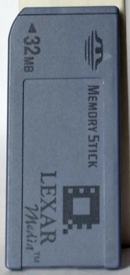 Lexar 32MB full size Memory Stick. - Image 1 of 2