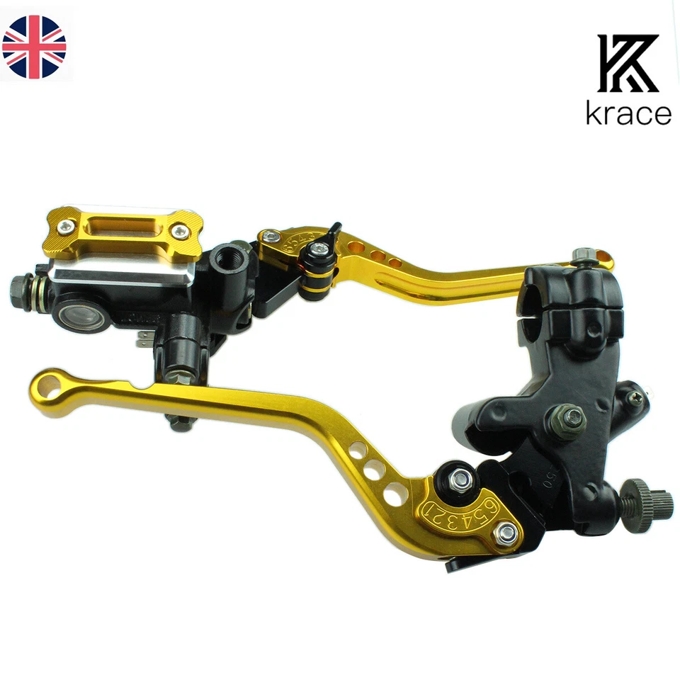 Motorcycle Front Brake Clutch Master Cylinder Levers For Appilia RS125 50-300CC - Image 1 of 4