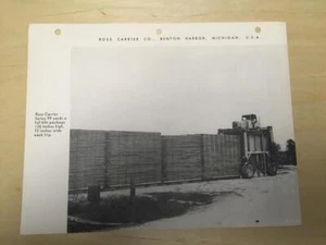 Folleto impresos fotográficos de colección Ross Carrier Co ~ portadora de horquillas serie 99 - Imagen 1 de 1