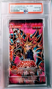 PSA 10 - Yu-Gi-Oh Cards - Magician's Force -Korean- Booster Pack - Picture 1 of 1