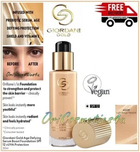 Oriflame Giordani Gold Age Defying Serum Boost Foundation -  Light Beige Neutral - Picture 1 of 4