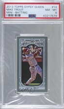 2013 Topps Gypsy Queen Mini Mike Trout (Batting) #14.3 PSA 8