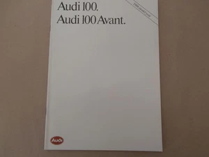1988 AUDI 100 Brochure Avant .Quattro, 2.2E. - Picture 1 of 2