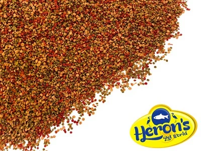 HERONS Multi Pellets PREMIUM TROPICAL FISH FOOD Colour Enhancing, Spirulina - Image 1 of 2
