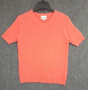 Breckenridge Cotton Sweater Women's Petite PM Short Sleeve Knit - Picture 1 of 10