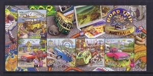 MINT 2013 ROAD TRIP AUSTRALIA II STAMP MINI SHEET  - Picture 1 of 1