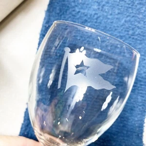 Set of Etched Glass Wedding Texas Lone Star State Champagne Wedding Goblets - Picture 1 of 10