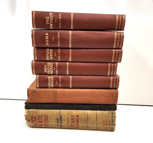 Pearl S Buck Book Lot Colliers 1930s Nobel Lecture Good Earth Sons Dragon Seed - Picture 1 of 24