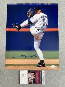 SAN DIEGO PADRES- TREVOR HOFFMAN AUTOGRAPH *HUGE* 11x14 ACTION PHOTO JSA AI82087 - Picture 1 of 1