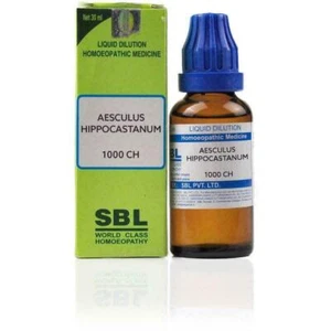 SBL Homeopathic Aesculus Hippocastanum Dilution (30 ML) (Select Potency) - Picture 1 of 6