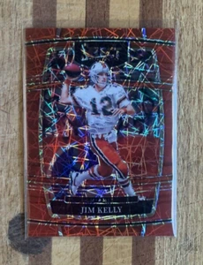2022 Panini Select Draft Picks Red Velocity JIM KELLY #61 - Bills - Picture 1 of 2