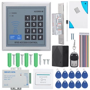 Access Control System Electric Lock WITHOUT Lock Single Door Card Password Fit - Picture 1 of 10