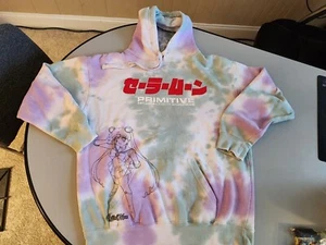 PRIMITIVE X SAILOR MOON Sudadera con Capucha Lavada Tie Dye Mediana Takeuchi Anime - Imagen 1 de 8