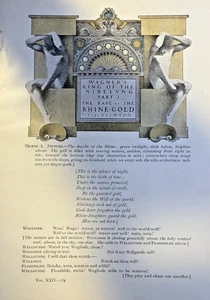 1898 Maxfield Parrish Illustrations Wagner's Ring of the Nibelvng - Picture 1 of 6