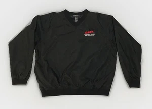 D.A.R.E. To Resist Drug Black Windbreaker Pullover XL UltraClub Embroidered DARE - Picture 1 of 16