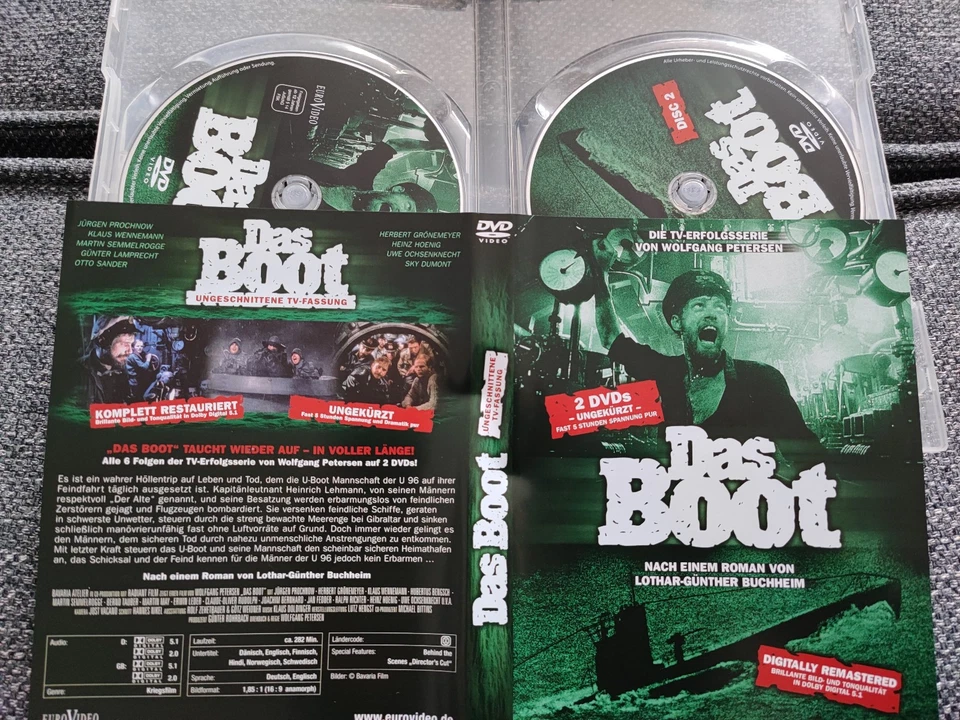 Das Boot TV-Fassung - 2 DVDs - Digital Remastered - Bild 1 von 1