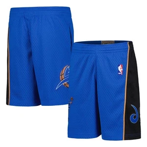 Pantalones Cortos Swingman Clásicos de Madera Dura Azul Washington Wizards Juvenil Mitchell & Ness - Imagen 1 de 3