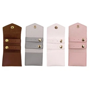 Schmuck-Organizer, Schmuck-Aufbewahrungstasche mit Schnalle, PU-, Schmucketui, - Picture 1 of 29