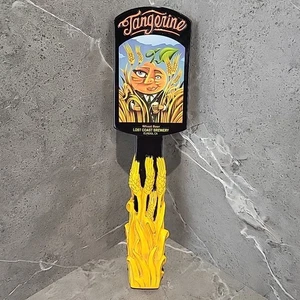LOST COAST BREWERY Tangerine Wheat Beer molded Tap Handle California VGUC - Picture 1 of 11