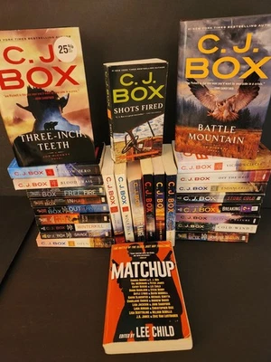 Complete Set Series Lot of 27 Joe Pickett books  C.J. Box + Shots Fired + Bonus - Image 1 of 4