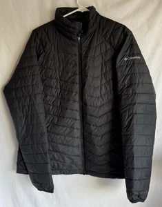 Columbia Jacket Women’s XL Black Puffer Thermal Coil Lined Outdoors Quilted - Picture 1 of 5