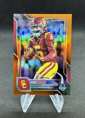 2025 Bowman Chrome University MAKAI LEMON Orange /25 #174 - Image 1 of 2