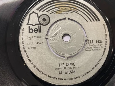 AL WILSON - The Snake - IRISH PRESS 7" 1975 IRELAND NORTHERN SOUL - Image 1 of 2