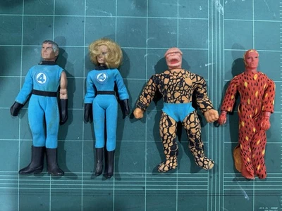 Экшн-фигурки Mego 1970-е Fantastic Four Human Torch Sue Storm The Thing - Изображение 1 из 4
