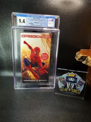 Spider-Man (VHS 2002) Columbia Home ent., CGC Graded (9.4-A+) - Image 1 of 3