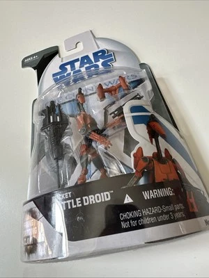 Nuevo- Star Wars The Clone Wars Rocket Battle Droid 25 3.75" 2009 Envío Gratis Foto 1 de 2