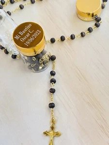 12pcs Personalized Baptism Favor Engraved Baptism Favors Recuerdos Para Bautizo - Picture 1 of 4