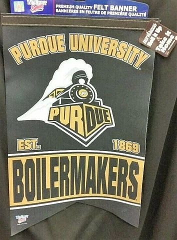 Purdue Boilermakers Premium Felt Banner Cover