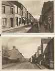 Wales, Glamorgan, Station Rd & Mansel St Burry Port, two sepia postcards