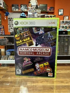 Namco Museum: Virtual Arcade (Microsoft Xbox 360, 2008) con manual en caja original - Imagen 1 de 4