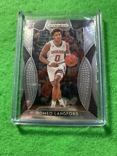 ROMEO LANGFORD SILVER CHROME RC JERSEY#0 INDIANA HOOSIERS 2019 Prizm DP 