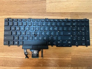 Dell Latitude 5500 5501 5510 5511 Backlit US Keyboard w/ Pointer DP/N 0MMH7V - Photo 1/2