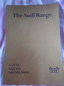 Audi range brochure Aug 1977 English text - Picture 1 of 2
