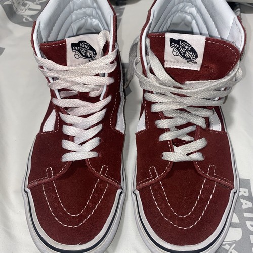 Vans Burgundy Uomo 6.5 Donna 8.0 Ottime Condizioni Coppia Usati pochissimo