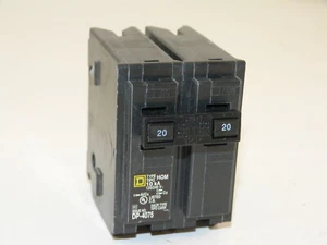 Square D HOM220 2P 20A 120/240V Circuit Breaker NEW 1yr Warranty - Picture 1 of 2