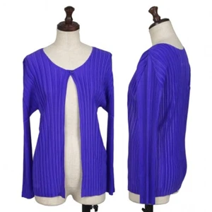 PLEATS PLEASE 1B Cardigan Size 3(K-131462) - Picture 1 of 12