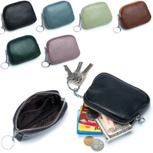 Women Leather Clutch Wallet Small Purse Zipper Coin Pocket Card Holder Pouch US - Picture 1 of 30