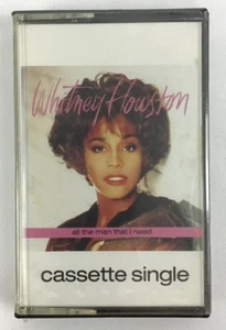 Whitney Houston - All The Man That I Need Rare Sealed UK Import Cassette Single - Picture 1 of 3