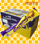 Cadbury Dairy Milk Caramel Chocolate Bar 45g x 48 Full Box Bars ONLY 33.99