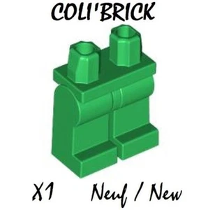 Lego 970c00 Jambe - 1x Pantalon / Minifig hips ang leg - Vert / Green - NEUF - Imagen 1 de 1