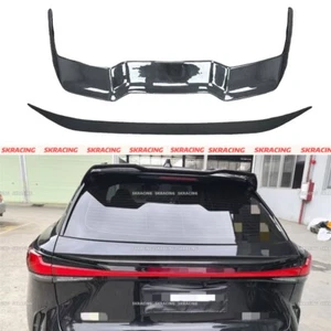 Fit Lexus RX500h 23-25 Carbon Fiber Rear Tail Roof Trunk Middle Wing Lip Spoiler - Picture 1 of 11