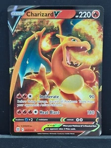 Pokemon TCG Trading Card Charizard V 017/172 Ultra Rare Brilliant Stars NM - Picture 1 of 6