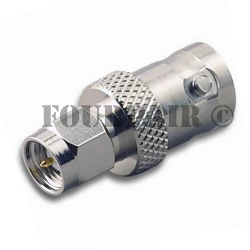 SMA Male Plug to BNC Female - RF Coax Wifi Antenna Adapter Converter Connector - Image 1 of 1