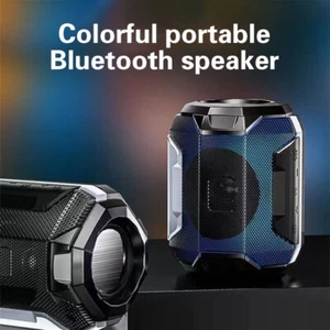 High Power RGB MINI Outdoor Subwoofer Luminous Speaker Soundbar Sound Box _tm - Zdjęcie 1 z 16